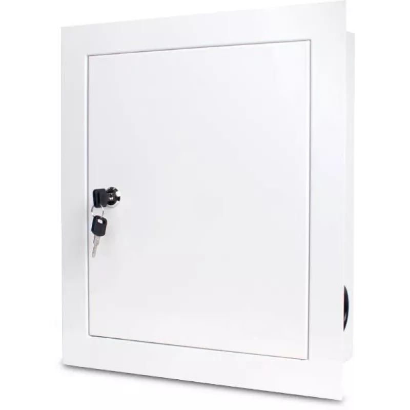 Getfort įmontuojama multimedijos spinta 350x300x100 mm (balta) SPGF-350-300-100