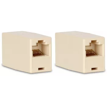 GETFORT GF-2G5E-BL-UTP RJ45 Cat.5e mova moteriška į moterišką UTP šviesiai pilka