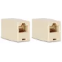 GETFORT GF-2G5E-BL-UTP RJ45 Cat.5e mova moteriška į moterišką UTP šviesiai pilka