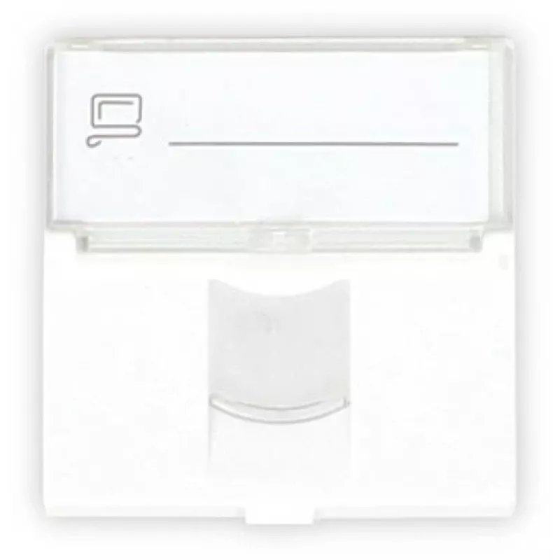 GETFORT GF-2MOD-1G 2 modulių RJ45 duomenų modulis 45x45mm Cat.6 UTP baltas