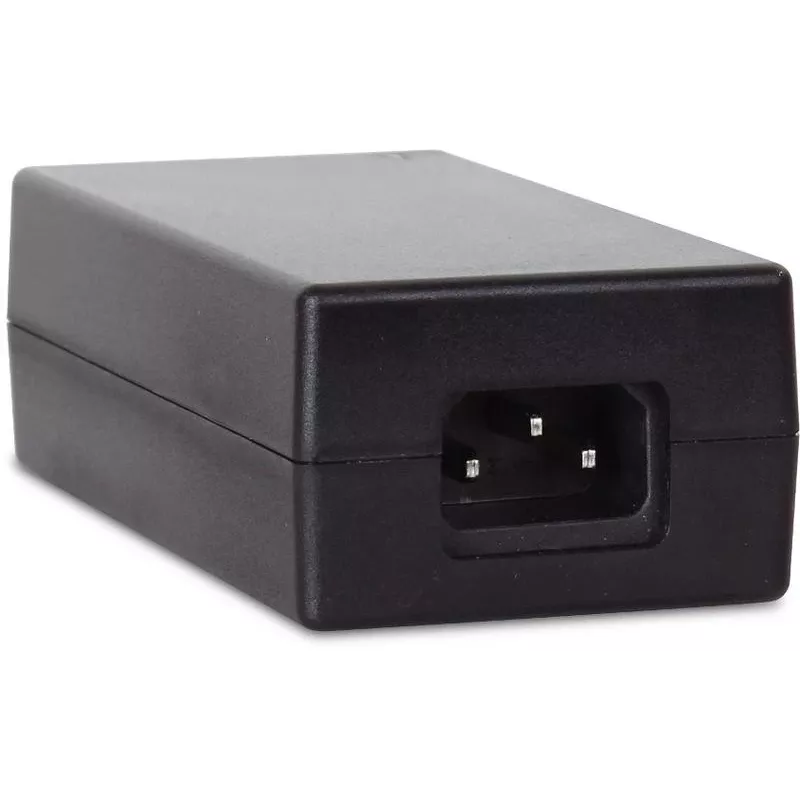 GETFORT GF-48D1000 48W pasyvus PoE injektorius, 100-240V AC į 48V DC, 10/100 Mbps, 2x RJ45, suderinamas su IEEE 802.3af/at
