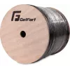 GETFORT GF-DAC-12J Lauko šarvuotas optinis kabelis, 12 gyslų, vienmodis OS2 G.652D, 1 m, tiesioginiam įkasimui, juodas