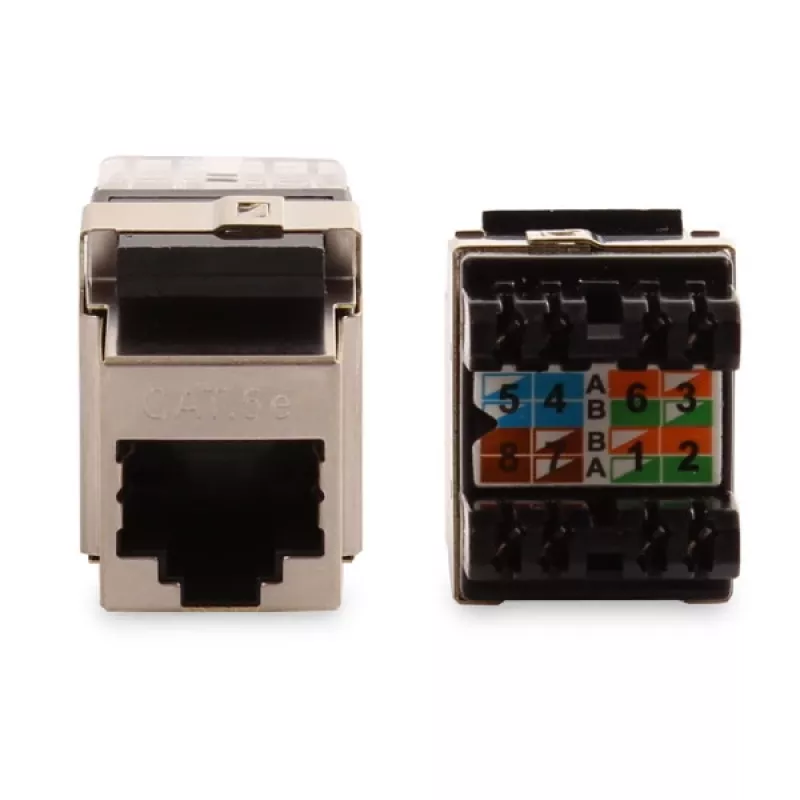 GETFORT GF-K5EFTP Cat.5e FTP ekranuotas keystone modulis RJ45