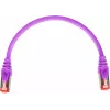 GETFORT GF-PC6ASFTP-0.25V Cat.6A S/FTP LSOH Patch Cable 0.25m Violetinė