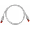 GETFORT GF-PC6ASFTP-1G Cat.6A S/FTP LSOH Patch Laidas 1m Pilkas