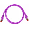 GETFORT Cat.6A S/FTP LSOH Patch Cable 1m violetinis
