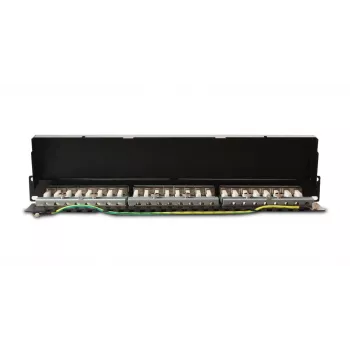 GETFORT PGF-6FTP24-B6 pataisos panelė FTP Cat.6 24 prievadų 19 colių 1U juoda