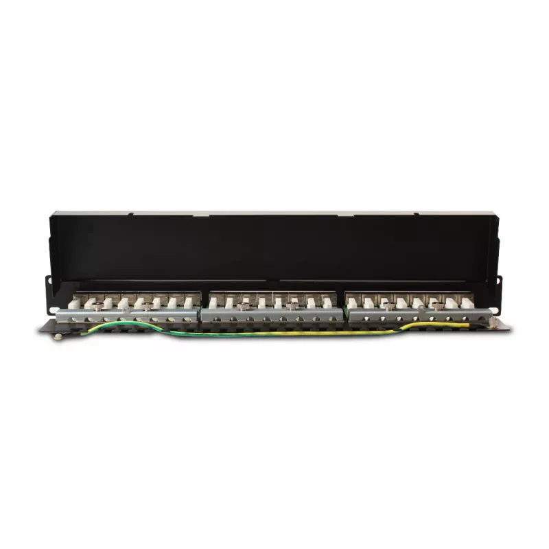 GETFORT PGF-6FTP24-B6 pataisos panelė FTP Cat.6 24 prievadų 19 colių 1U juoda