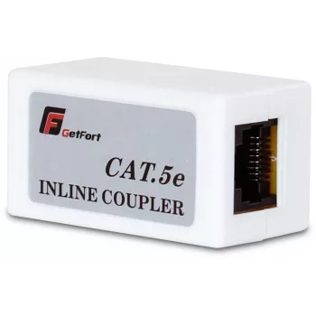 GETFORT RJ45 Cat.5e UTP Inline Coupler Female-to-Female (Juoda)