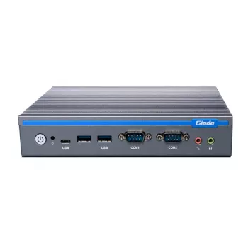 Giada DF612 Fanless Mini PC, Intel Core i5-1235U, 2x DDR4 SO-DIMM, 2x 2.5GbE LAN, Dual COM, 4K Dual Display, aliuminio korpusas, Barebone