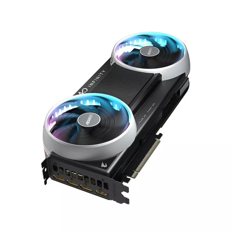 Gigabyte AORUS GeForce RTX 5080 INFINITY 16G vaizdo plokštė, 16 GB GDDR7, PCIe 5.0, DLSS 4, RGB Fusion