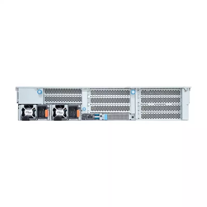 Gigabyte R263-ZG0-AAL2 (Rev. 3.x) 2U stovo serverio barebone, vienas AMD SP5, 12x 3.5/2.5 col. diskų lizdai, 2x 1200W PSU
