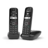 Gigaset AS690 Duo DECT belaidis telefonas - juodas (2 rageliai)