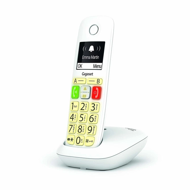 Gigaset E290 belaidis DECT telefonas, baltas