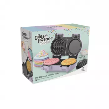 Giles & Posner EK5923GSPPVDE Double Snack & Waffle Maker 900 W Black/Silver