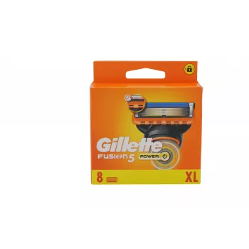 Gilette Fusion5 Power Skustuvo Ašmenų Pakeitimai, 8 Kasetės