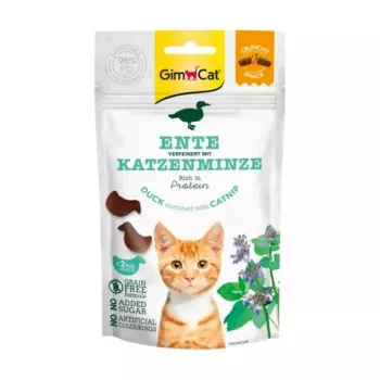 GimCat traškūs skanėstai su antiena, praturtinti katžole 50 g