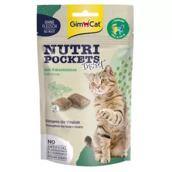 GimCat Nutri Pockets vabzdžiai su katinžole 60g