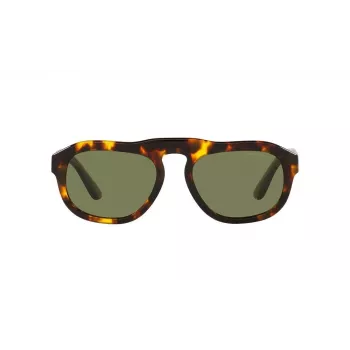 GIORGIO ARMANI AR8173-50922A Vyriški kvadratiniai akiniai nuo saulės matinė juoda pilkas gradientas 52mm