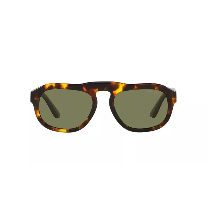 GIORGIO ARMANI AR8173-50922A Vyriški kvadratiniai akiniai nuo saulės matinė juoda pilkas gradientas 52mm