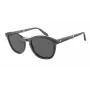 Giorgio Armani AR8170-5964B1 Havana Acetate Square Sunglasses with Blue Gradient Lenses
