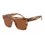 GIORGIO ARMANI AKINIAI AR8177-592173 Unisex Havana Brown Square Acetate 52/20/140 mm