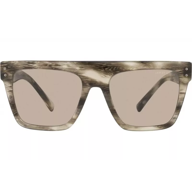 Giorgio Armani Unisex Akiniai AR8177-5922-3 Havana Acetate Rudi Lęšiai 52mm