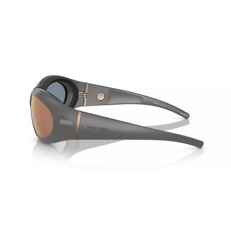 GIORGIO ARMANI Unisex akiniai AR8201Q60504Z Juodas rėmelis Pilki gradientiniai lęšiai 61mm