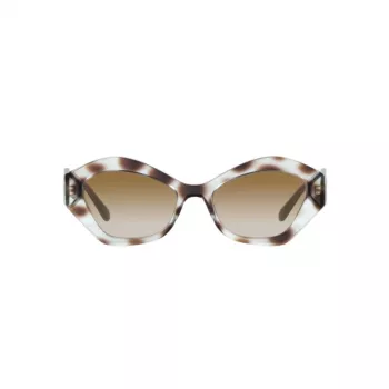 Giorgio Armani Moteriški akiniai nuo saulės AR8144-588113 Havana Acetate – kvadratinis rėmas, rudi gradientiniai lęšiai, UV400