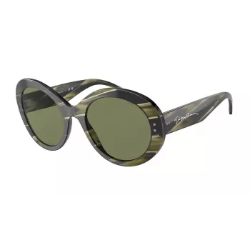 GIORGIO ARMANI Moteriški Akiniai nuo Saulės AR8174-59522A Havana Rudi Gradient 53mm