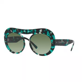 GIORGIO ARMANI Moteriški Akiniai Nuo Saulės AR8178-56558E Cat Eye Havana Rudi Gradient 56/16/140 mm