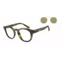 GIORGIO ARMANI Moteriški Akiniai nuo Saulės AR8190U59871W - Stačiakampis Acetato Rėmas, Pilki Lęšiai, 50/19/140 mm