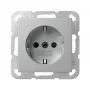 GIRA 445326 SCHUKO kištukinis lizdas SH System 55 F Alu