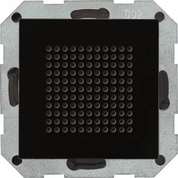 GIRA Lautsprecher 228205 UP-Radio System 55 juodo stiklo išvaizda