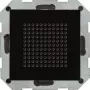 GIRA Lautsprecher 228205 UP-Radio System 55 juodo stiklo išvaizda