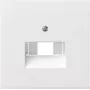 Gira System 55 dengiamoji plokštė UAE/IAE/ISDN lizdui, Pure White 0270112