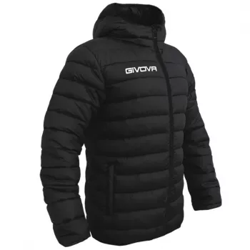 Givova Olanda unisex pilnai užsegamas treniruočių švarkas juodas