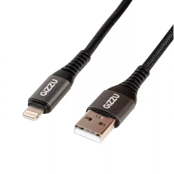 GIZZU 12W USB-A į Lightning laidas 1m baltas