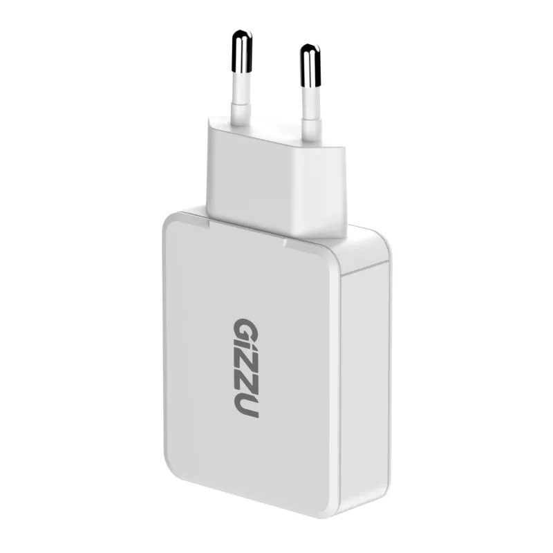 Gizzu 2-Port 65W GaN sieninis įkroviklis