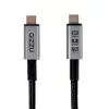 GIZZU 240W 20Gbps USB-C į USB-C laidas, 2m, juodas