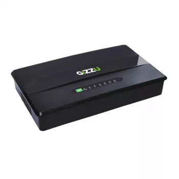 GIZZU 30W 38Wh 10400mAh Mini nuolatinės srovės UPS - juoda