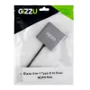 Gizzu 4-in-1 Type-C į Dual HDMI Hub