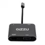 Gizzu 4-in-1 Type-C į HDMI/VGA/USB3.0 Hub