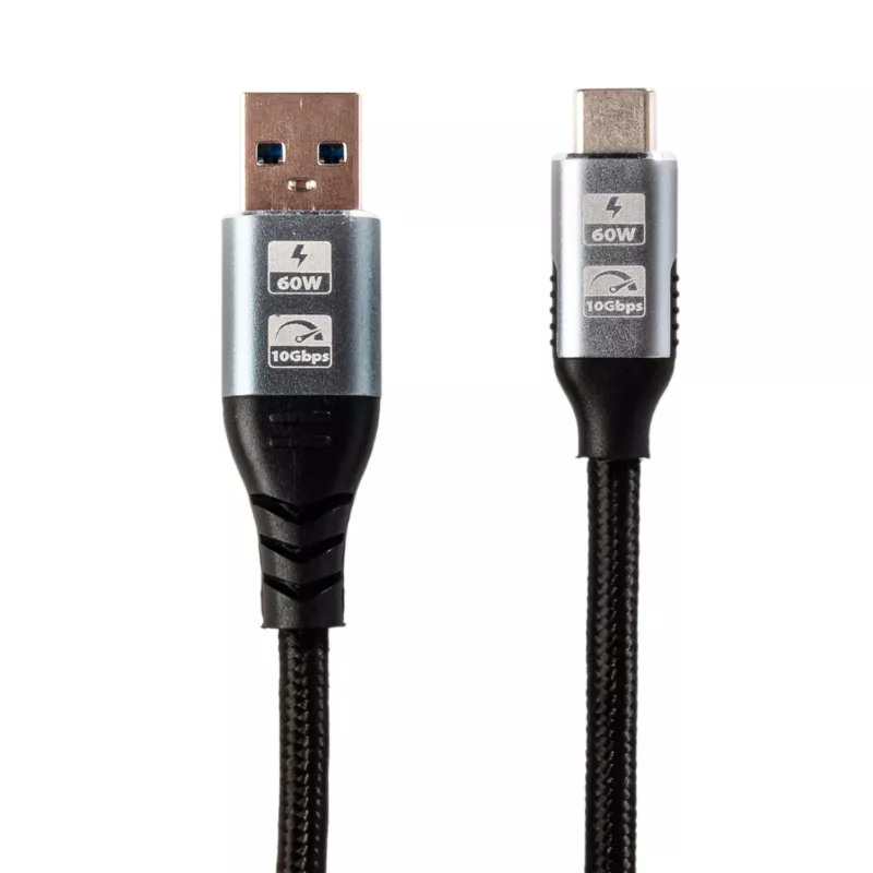 GIZZU 60W 10Gbps USB į Type-C 2m laidas