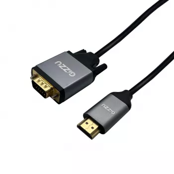 Gizzu Full HD HDMI į VGA laidas (1,8 m) - juodas