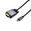 Gizzu Full HD USB-C į VGA adapterio laidas 1,8 m juodas