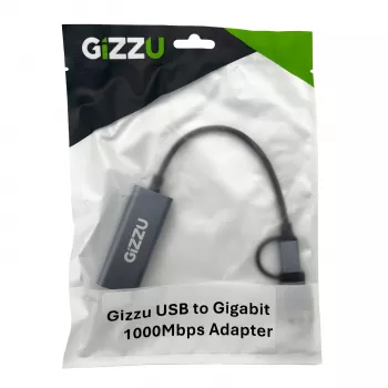 Gizzu High Speed Type-C/A į Gigabit adapteris Poly