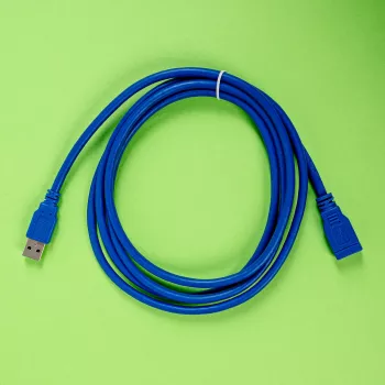Gizzu USB 3.0 prailginimo laidas 2m – 5Gbps, vyras į moterį, juodas