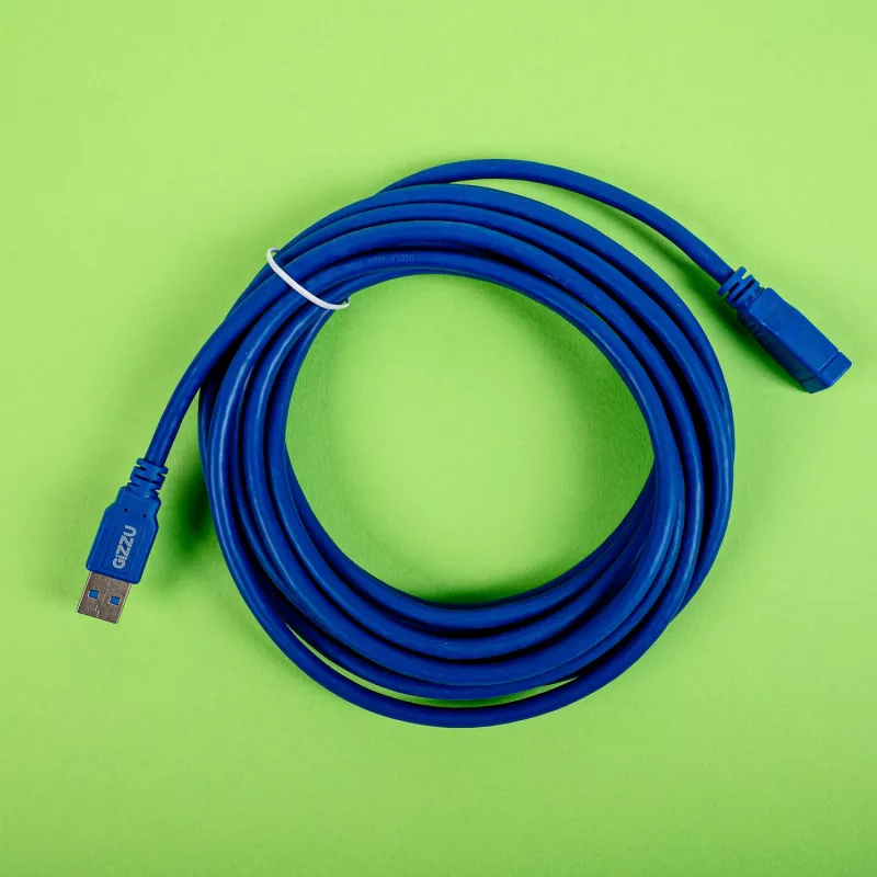 Gizzu USB 3.0 prailginimo laidas 5m - mėlynas