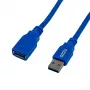 Gizzu USB 3.0 prailginimo laidas 5m - mėlynas